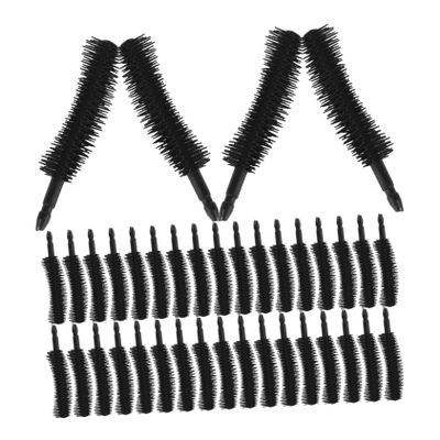 DEARMAMY 50pcs Portable Mascara Applicator Lash Brush Silicone Eyelash and Brow Makeup Tools Gentle Spoolie for Beauty