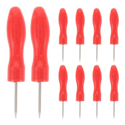 10Pcs Eyelash Glue Bottle Opening Needles Stainless Steel Anti-Blocking Pins for Smooth Application Perfect for Home and Professional Use