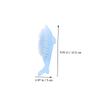 Beaupretty 5pcs Nail Dust Cleaner Brush Dolphin-shaped Pedicure Brush Nail Cleaning Tool for Home Travel Random Color view 4