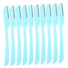 CALLARON 10pcs Portable Foldable Eyebrow for Women Ergonomic Eyebrow Trimmers Precision for Effortless Shaping Travel-Friendly Makeup Tools view 1
