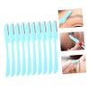 CALLARON 10pcs Portable Foldable Eyebrow for Women Ergonomic Eyebrow Trimmers Precision for Effortless Shaping Travel-Friendly Makeup Tools view 4