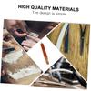 WRITWAA Straight Razor Strop Barber Strop Sharpening Cloth Double Straps Leather Razor Sharpening Belt for view 3