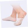 WRITWAA 1pair Silicone Moisturizing Foot Mask Socks for Dry Cracked Feet Fit Gel Heel Covers for Calluses Heel Crack Prevention Softening Hydrating Skin Tone view 4
