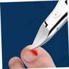 Beaupretty 1set Stainless Steel Cuticle Scissors Set for Nail Care Reliable Dead Skin Remover Storage Bag Professional Use for Manicure and Salon and Practical Design view 3