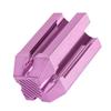 Healeved Flat-tip Brow Pencil Sharpener Tool for Eyeliner and Lip Liner Lightweight Four-Sided Makeup Pencil Sharpening Assistant Rose Pink for Precise Cosmetic Application view 1