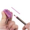 Healeved Flat-tip Brow Pencil Sharpener Tool for Eyeliner and Lip Liner Lightweight Four-Sided Makeup Pencil Sharpening Assistant Rose Pink for Precise Cosmetic Application view 4