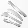 4Pcs Mini Metal Cosmetic Spatulas, Skincare Spatula, Facial Spatula, Stainless Steel Applicator Facial Massage Beauty Tools for Mixing and Sampling Lotion Makeup Face Eye Cream (Silver) view 1