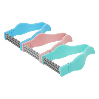 SAFIGLE 3pcs Facial Hair Remover for Women Manual Spring Epilator for Precise Facial Lip Hair Removal Portable Non- Design Travel-Friendly Tool
