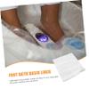 BESTYASH 320 pcs Disposable Foot Bath Liners for Home Soaking Thin Foot Bath Bags Portable Pedicure Tub Liner view 4