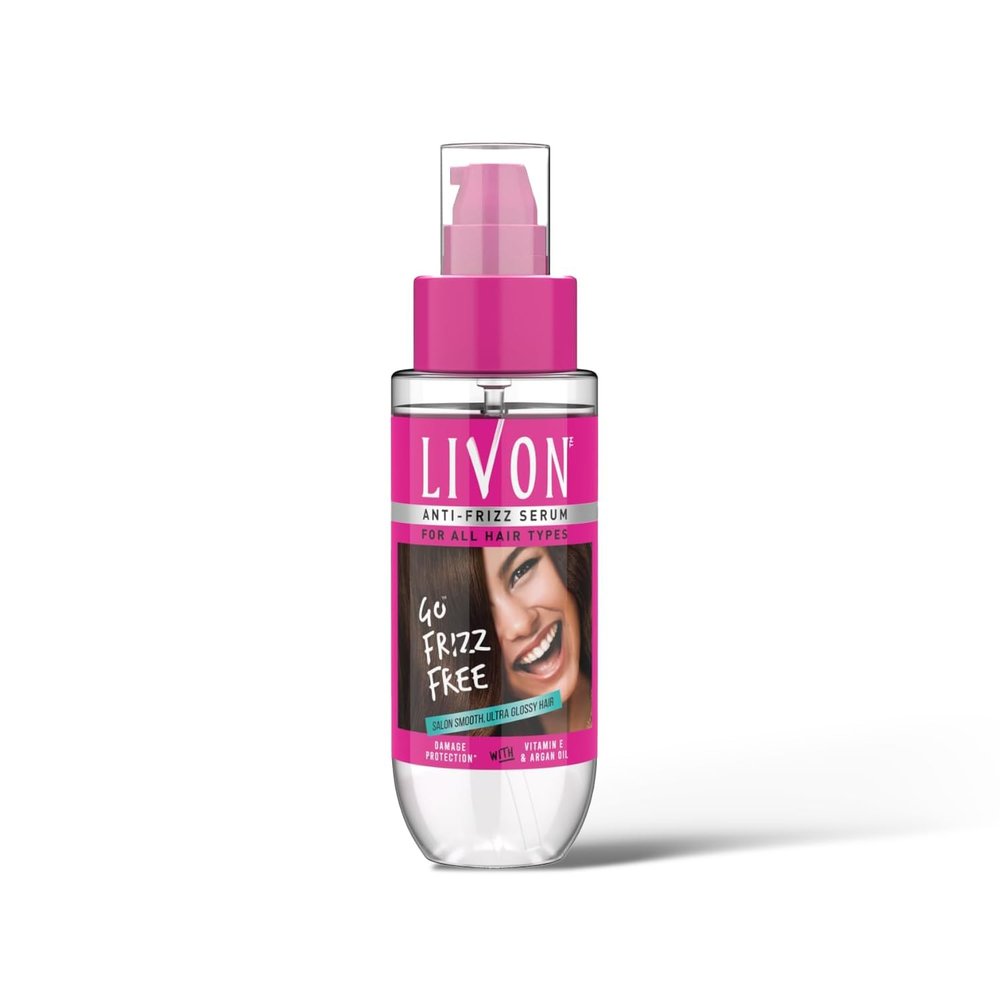 Livon... Hair Serum, For Dry & Frizzy Hair | Provides shine, smoothness & damage protection| Leave in serum for women & Men| With Vitamin E & Argan Oil | 100ml