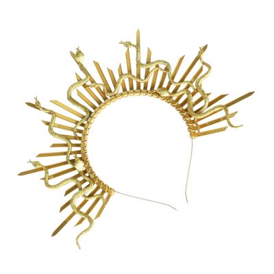 Punk Gorgon Headband Snake Hairband Cosplay Costume Novelty Greek Mythic Snake Hairband Adult Masquerades Party Headwear
