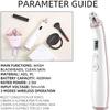 Blackhead Remover Vacuum, Acne Comedone Extractor Tool USB Rechargeable Pore Cleaner Electric Blackhead Suction Instrument with 3 Adjustable Suction Power and 3 Replacement Probes view 2