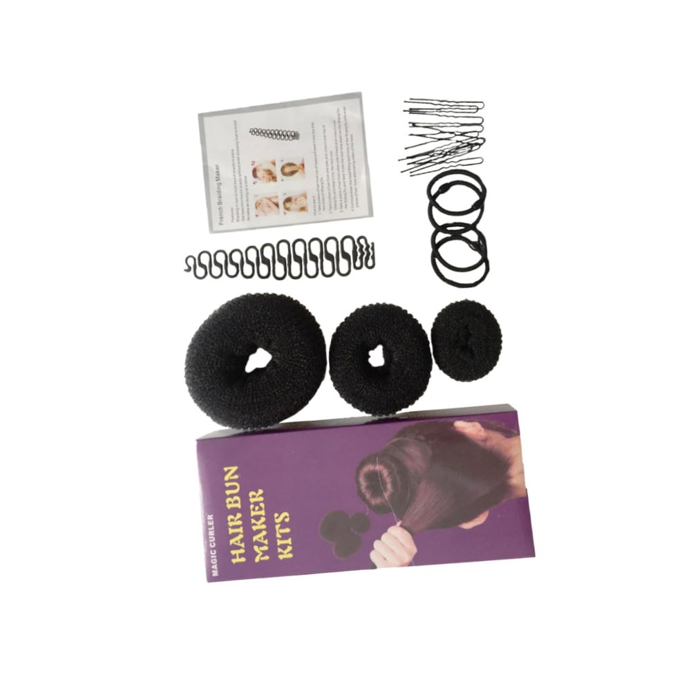 Ipetboom 1set Professional Hair Bun Maker Chignon Maker for Long Hair Bun Accessory for Styling Tools