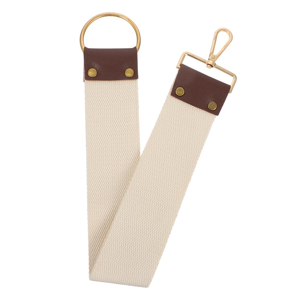 PACKOVE Razor Strop Sharpening Belt Double Sided Canvas Sharpening Cloth for Razor Barber Strap