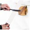 PACKOVE Razor Strop Sharpening Belt Double Sided Canvas Sharpening Cloth for Razor Barber Strap view 2