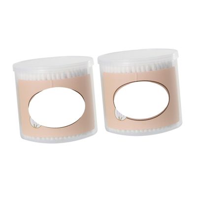 CALLARON 600pcs Double-headed Swabs Reusable Makeup Removal Earwax Cleaning for Home Travel Daily Use