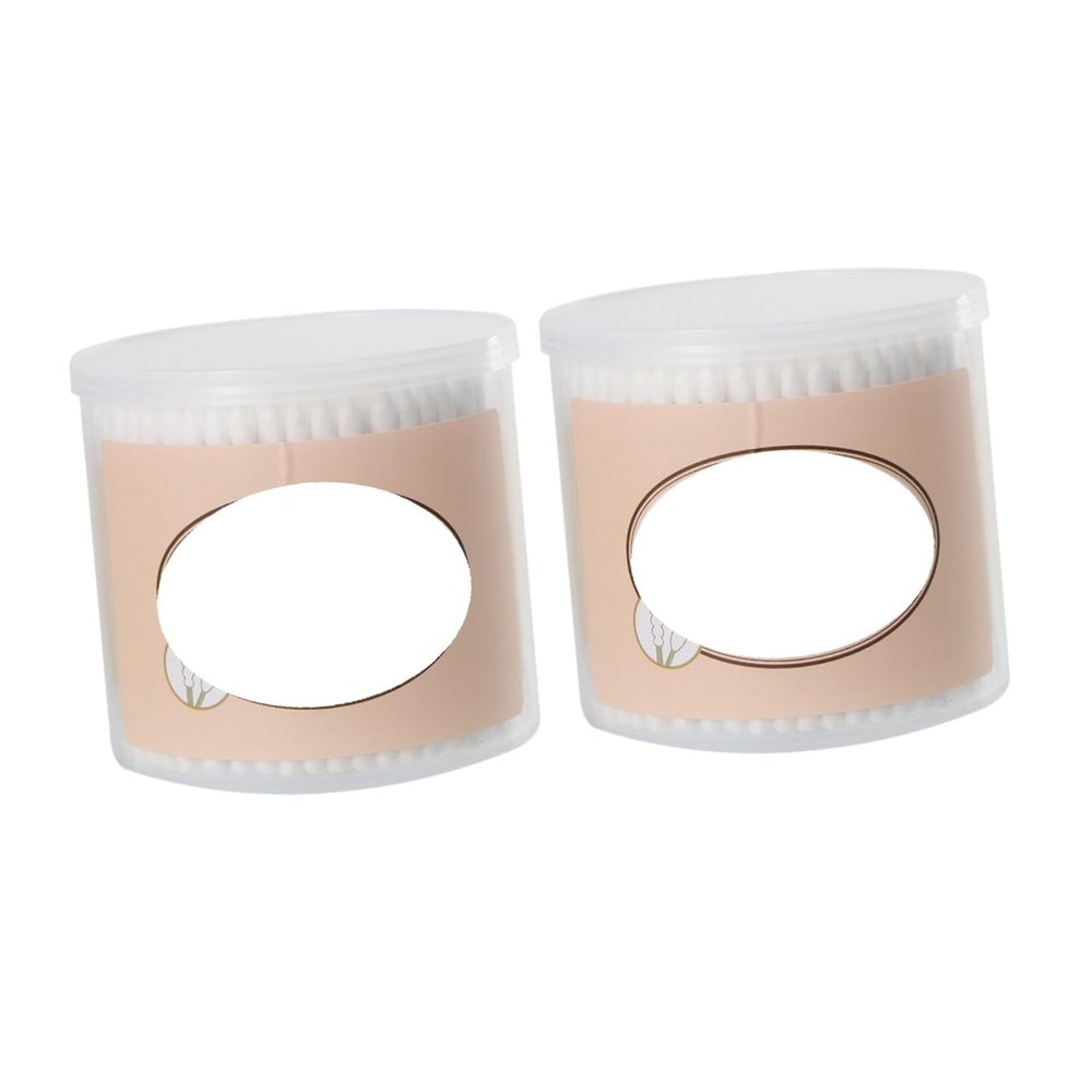 CALLARON 600pcs Double-headed Swabs Reusable Makeup Removal Earwax Cleaning for Home Travel Daily Use
