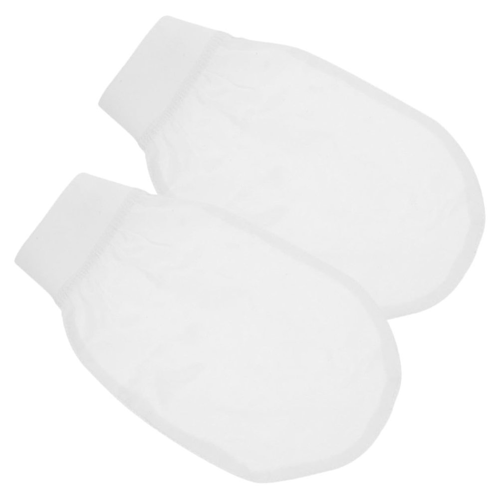 AUTSUPPL 2pcs Exfoliating Bath Gloves Imitated Material for Skin Cleaning Gentle Scrubbing Mittens for Home and Travel Soft and Comfortable Body Exfoliator