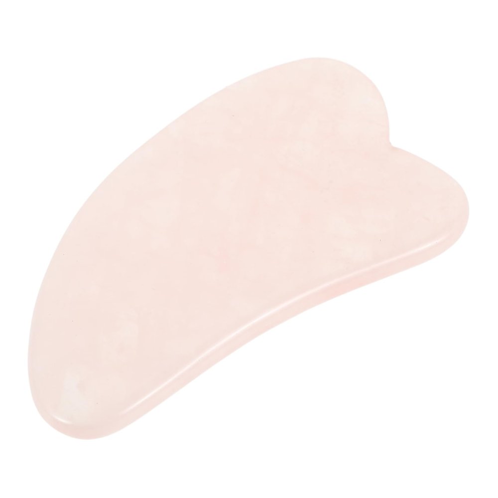 CALLARON Natural Gua Facial Tool for Massage Heart-Shaped Scraping Board for Skin Care Reduces Puffiness and Promotes Circulation