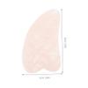 CALLARON Natural Gua Facial Tool for Massage Heart-Shaped Scraping Board for Skin Care Reduces Puffiness and Promotes Circulation view 2