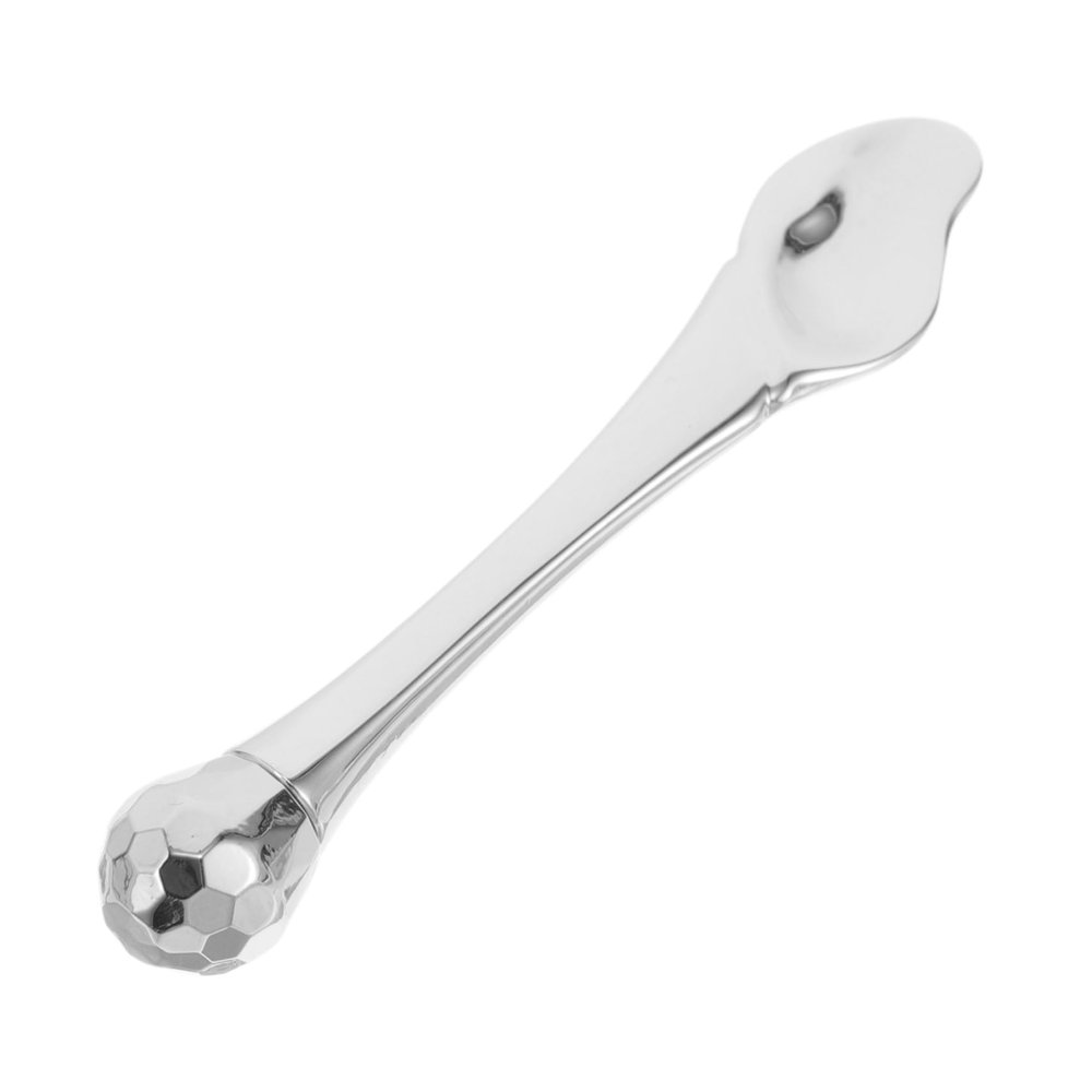 Healvian Metal Eye Cream Roller Applicator Spoon Portable 2-in-1 Eye Massager and Makeup Scoop for Skincare for Sensitive Skin and Travel
