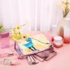 Xthrotsenk 10 Pcs Holographic Makeup Bags Bulk Iridescent Cosmetic Bags Pouch Portable Zipper Toiletry Bag Clear Color Gift Bags for Travel Makeup Organizer, Brushes,Women Gifts view 4