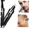 FOYTOKI 1set Rechargeable Multi-Function Nose Hair Trimmer for Men Washable Razor Blades Compact Design Includes Charging Plug and Maintenance Accessories view 2
