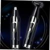 FOYTOKI 1set Rechargeable Multi-Function Nose Hair Trimmer for Men Washable Razor Blades Compact Design Includes Charging Plug and Maintenance Accessories view 3