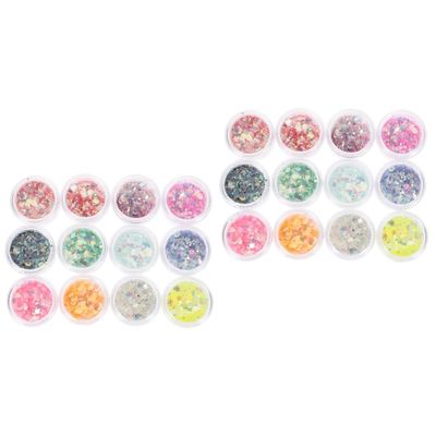 Beaupretty 2sets Body Glitter Gel Face Hair Nail Eye Shadow Makeup Kit for Halloween Party Carnival *2