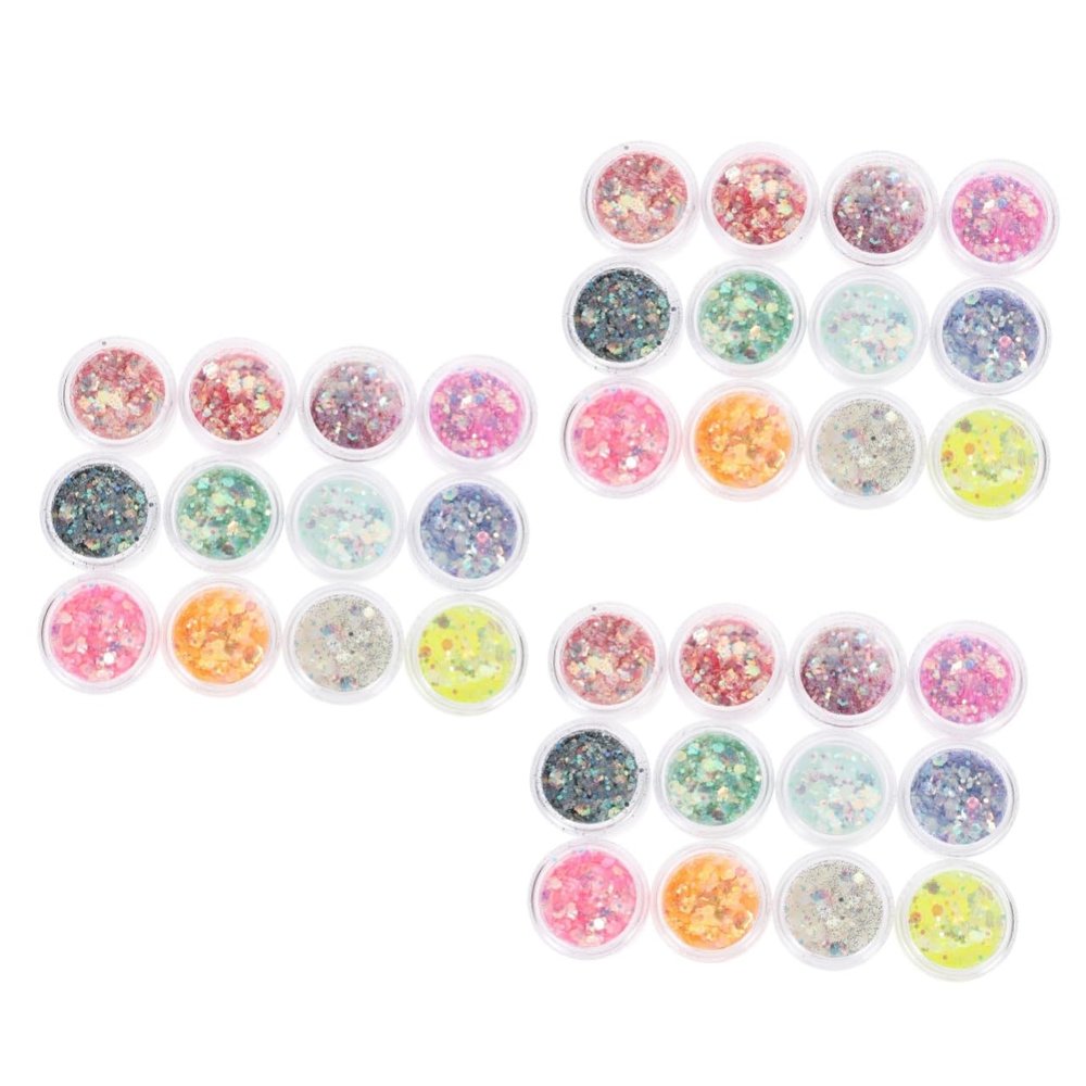 Beaupretty 3sets Neon Face Glitter Makeup Halloween Body Glitter Gel Highlighter for Parties Events Costumes *3