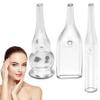3Pcs Blackhead Remover Vacuum 3 Different Bottle Shaped Blackhead Vacuum Transparent Facial Suction Pore Cleaner for Household, Beauty Salon view 1
