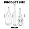 3Pcs Blackhead Remover Vacuum 3 Different Bottle Shaped Blackhead Vacuum Transparent Facial Suction Pore Cleaner for Household, Beauty Salon view 3