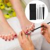 Beaupretty Foot Nail Cutters Trimming Tools 4pcs Pedicure Knife Set Remover Nail Cuticle Pusher for Home Professional Use view 2
