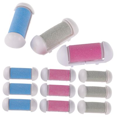 SAFIGLE 12pcs Electric Foot File Replacement Rollers for Pedicure Care Roller for Foot Care for Smooth Skin