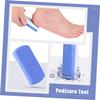 VICASKY 6pcs Foot Scrubber Dead Skin Removers for Men Women Seniors Ergonomic Foam Glass Callus Trimmers for Cracked Skin Callus Gray view 2