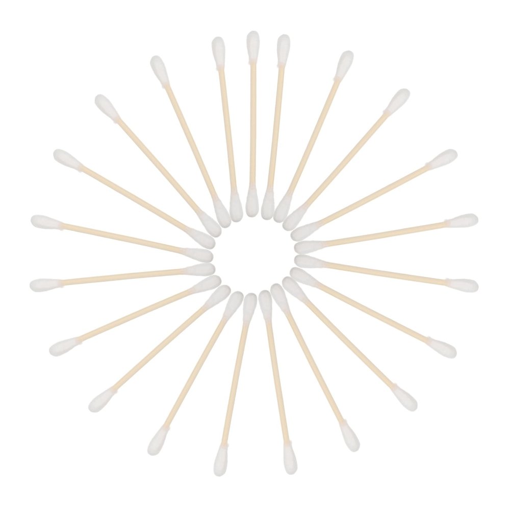 Unomor 100pcs Cotton Swabs Dual-Ended Makeup Ear Cleaning Care Electronics Cleaning Soft Gentle Swabs for Travel and Daily Use