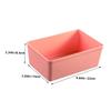 Angoily Rectangular Multi-purpose Plastic Storage Box Versatile Makeup Organizer for Jewelry Cosmetics and Sundries Compact Easy to Clean and Stylish Desktop view 2