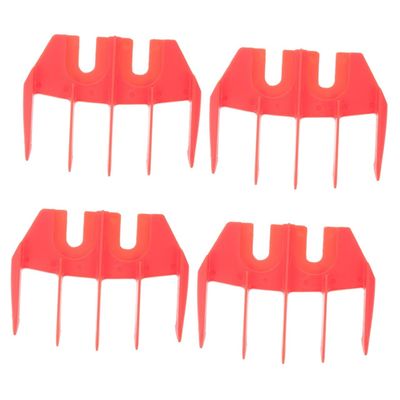 BESTonZON 4pcs Clipper Guide -Injury Design for Safe Grooming Professional Trimmer Accessory for Efficient Shearing and Positioning Farm Use