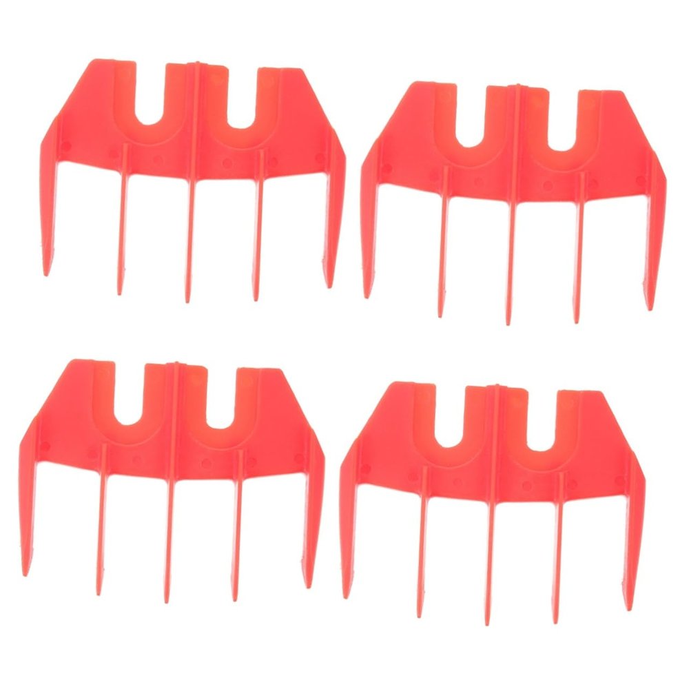 BESTonZON 4pcs Clipper Guide -Injury Design for Safe Grooming Professional Trimmer Accessory for Efficient Shearing and Positioning Farm Use