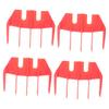 BESTonZON 4pcs Clipper Guide -Injury Design for Safe Grooming Professional Trimmer Accessory for Efficient Shearing and Positioning Farm Use view 1