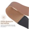 Beaupretty 2pcs Razor Sharpening Strop Leather Knife Cloth Double Edge Razor Blade Strop Barber Sharpening Tool view 2