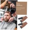 Beaupretty 2pcs Razor Sharpening Strop Leather Knife Cloth Double Edge Razor Blade Strop Barber Sharpening Tool view 4
