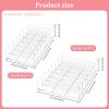 4 Pcs Makeup Palette Organizer Large Acrylic Eyeshadow Palette Organizer Multipurpose Cosmetic Display Stand for Home Bathroom Dresser view 2