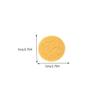 VICASKY 100pcs Rounded Makeup Sponges Soft Wood Pulp for Face Cleaning Cosmetic Removal Makeup Applicators for Girls for Daily Use and Travel view 2