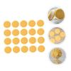 VICASKY 100pcs Rounded Makeup Sponges Soft Wood Pulp for Face Cleaning Cosmetic Removal Makeup Applicators for Girls for Daily Use and Travel view 3