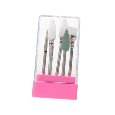 7Pcs Nail Drill Bit Set for Manicure and Pedicure, Alloy Ceramic