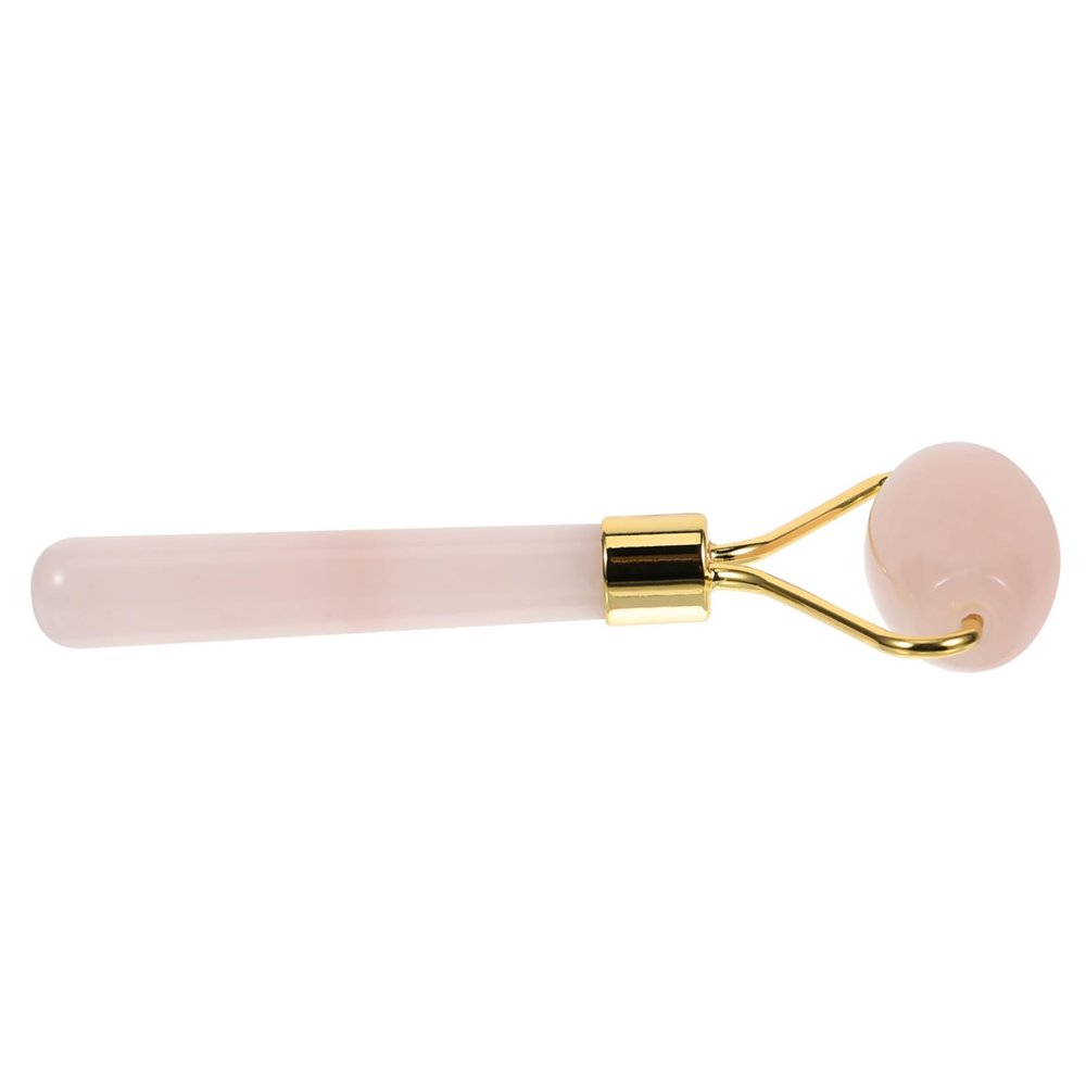 CALLARON Jade Facial Roller Massage Tool Handheld Skin Care Massager for Face Neck Ergonomic Design with Smooth Cool Surface for Relaxing Massage and Skin Tightening