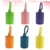 Healeved 6pcs Silicone Essential Oil Bottle Cover Bottles Leakproof Carrying Case Travel view 3