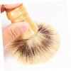 Beaupretty 2-piece Wood Handle Barber Accessory Set Wet Shave Brush for Men Beard Styling Tool view 3