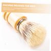 Beaupretty 2-piece Wood Handle Barber Accessory Set Wet Shave Brush for Men Beard Styling Tool view 4